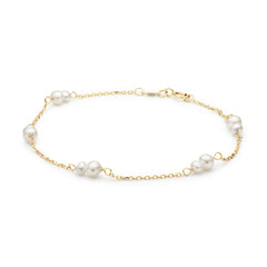 Jackie Gold Monte Carlo Pearl 14 Karat Gold Bracelet 585 JKB25.506