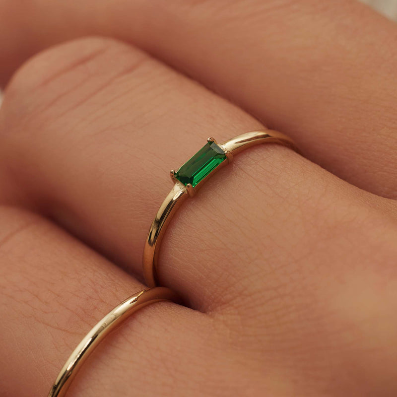 Isabel Bernard Baguette Vere 14 karaat gouden ring IB330021-50-zoom-