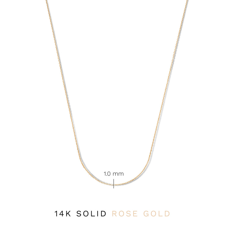 Isabel Bernard La Concorde Nicole 14 Karaat Rosé Gouden Collier IB340120-zoom-