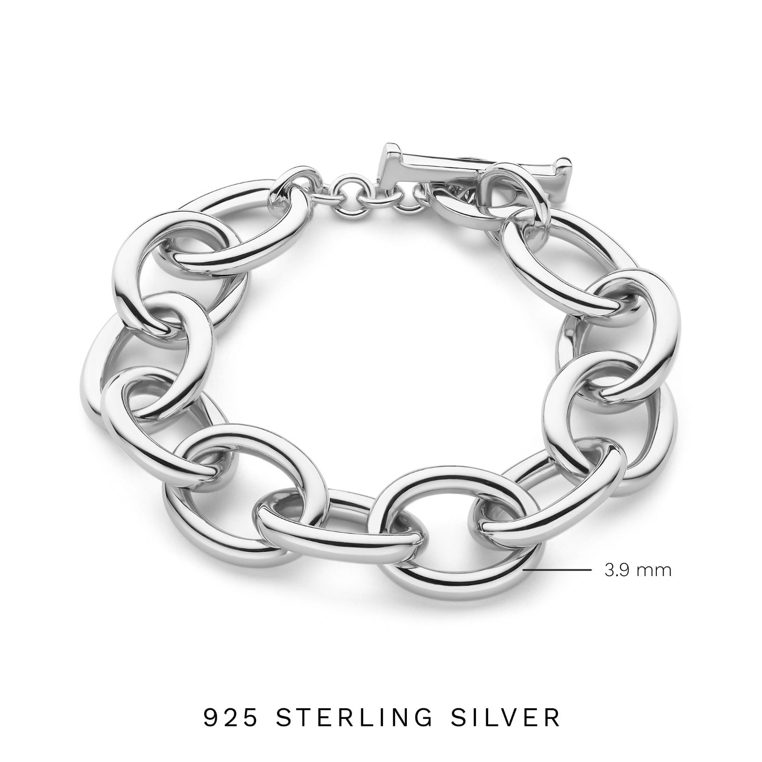 Parte Di Me Bibbiena Poppi Adriane 925 Sterling Silver Link Bracelet PDM32131