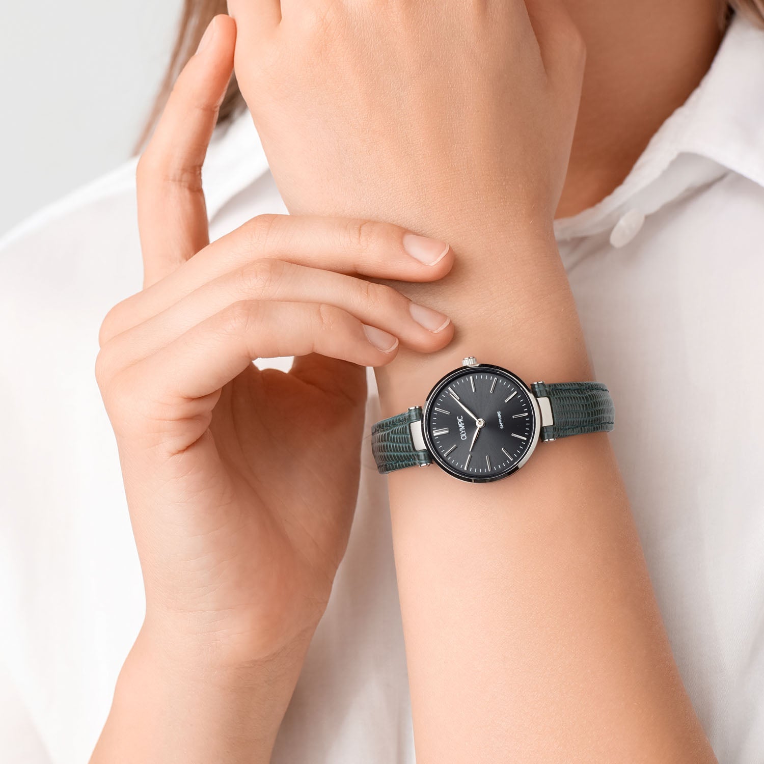 Olympic Titanium Grey Women's Watch OL80DTL002