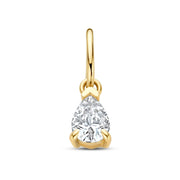 Isabel Bernard Le Marais Druppelvormige Zirkonia 14 karaat gouden bedel IB350062
