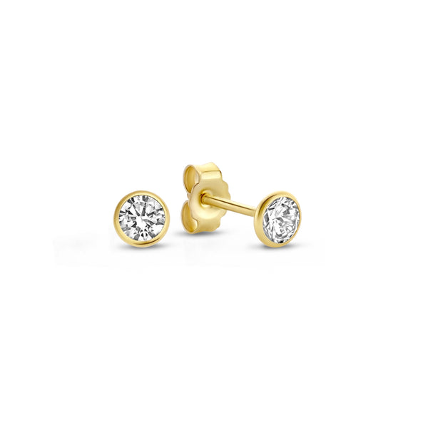 Isabel Bernard Rivoli Juliette 14 Karaat Gouden Oorstekers IB360195
