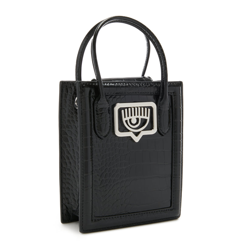 Chiara Ferragni Eyelike Black Crossbody bag 75SB4BB8-ZS728-899-zoom-