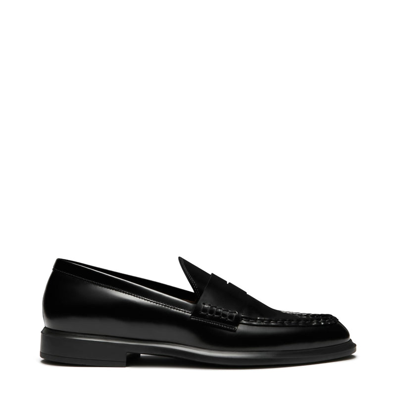 Isabel Bernard Vendôme Blandine Zwarte spazzolato Leren Loafers IB51015-601-37-zoom-