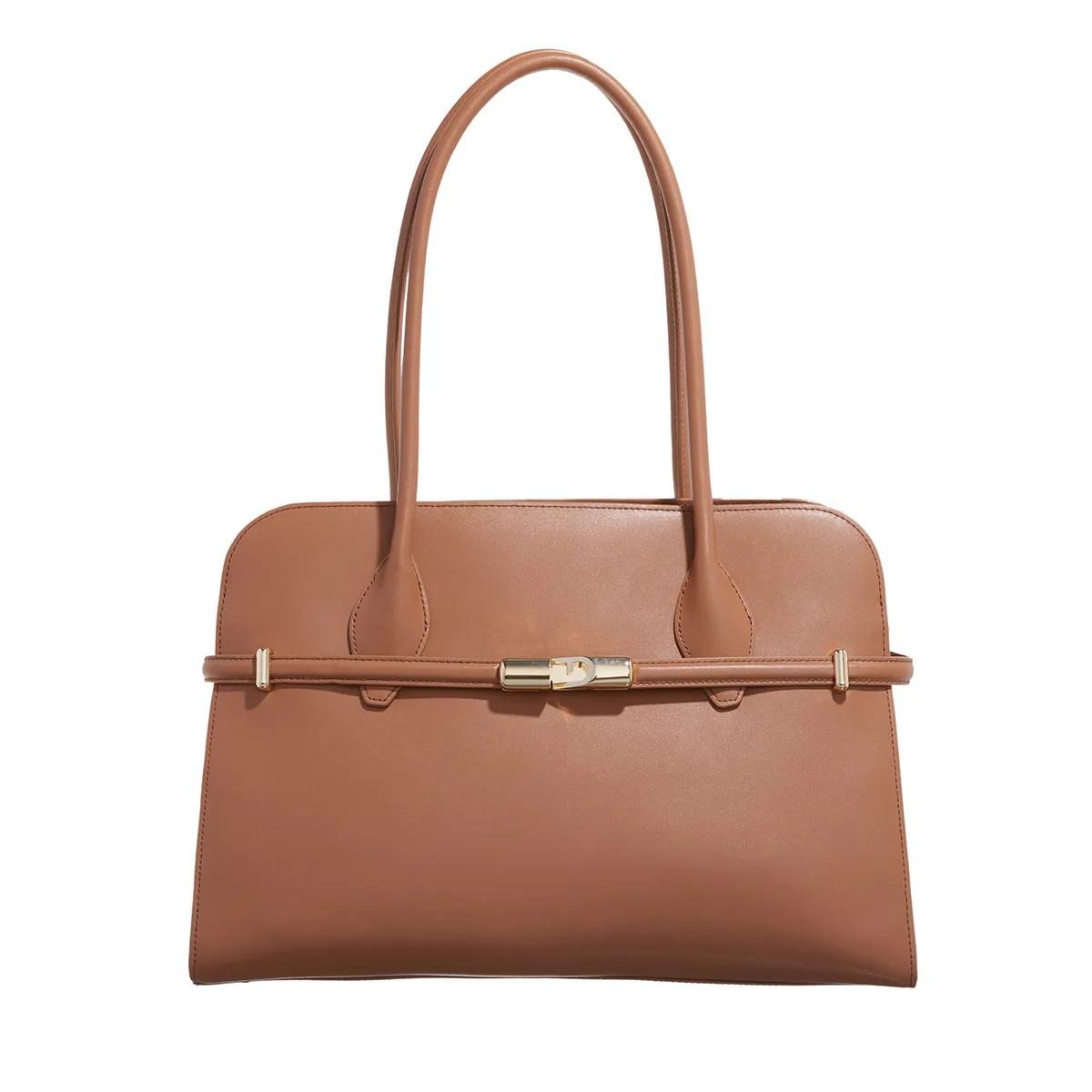 Furla Goccia Brown Leather Shoulder bag 2001-A0630150