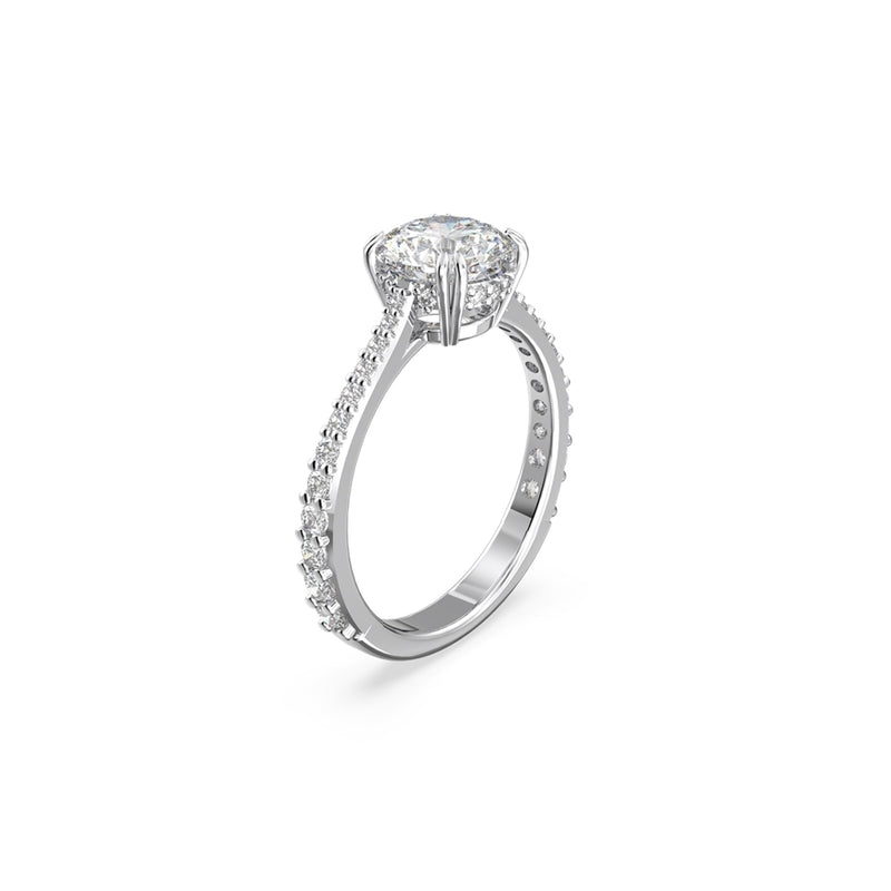 Swarovski Constella Silver-coloured Ring Set 5649216-zoom-
