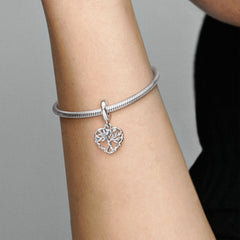 Pandora Passions 925 Sterling Silver Family Tree Heart Charm 799149C00