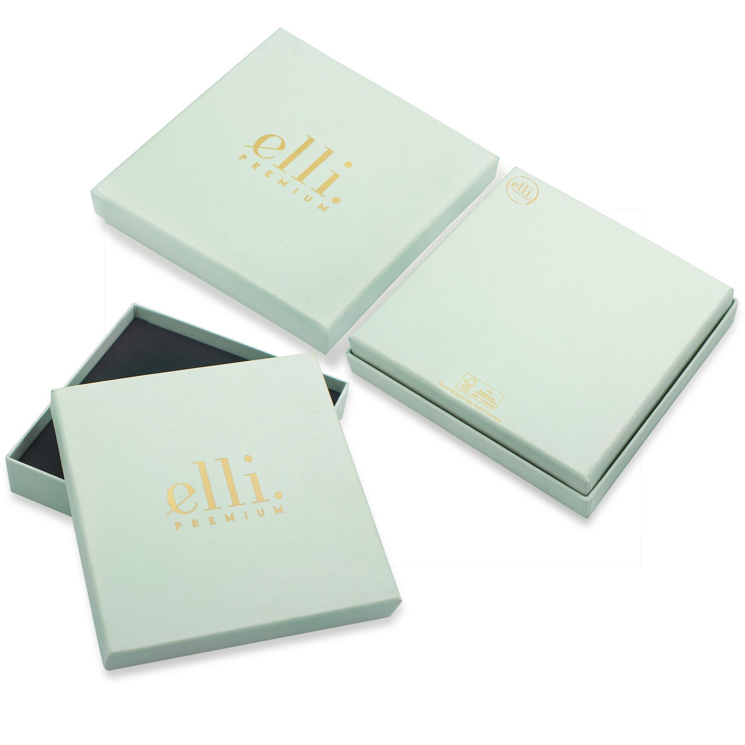 Elli 925 Sterling Silver Necklace Gold plated with Ruby 2004-BF-0008268-001