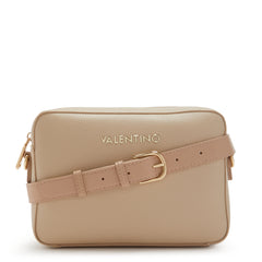 Valentino Bags Alexia Beige Crossbody Bag VBS5A809ECRU