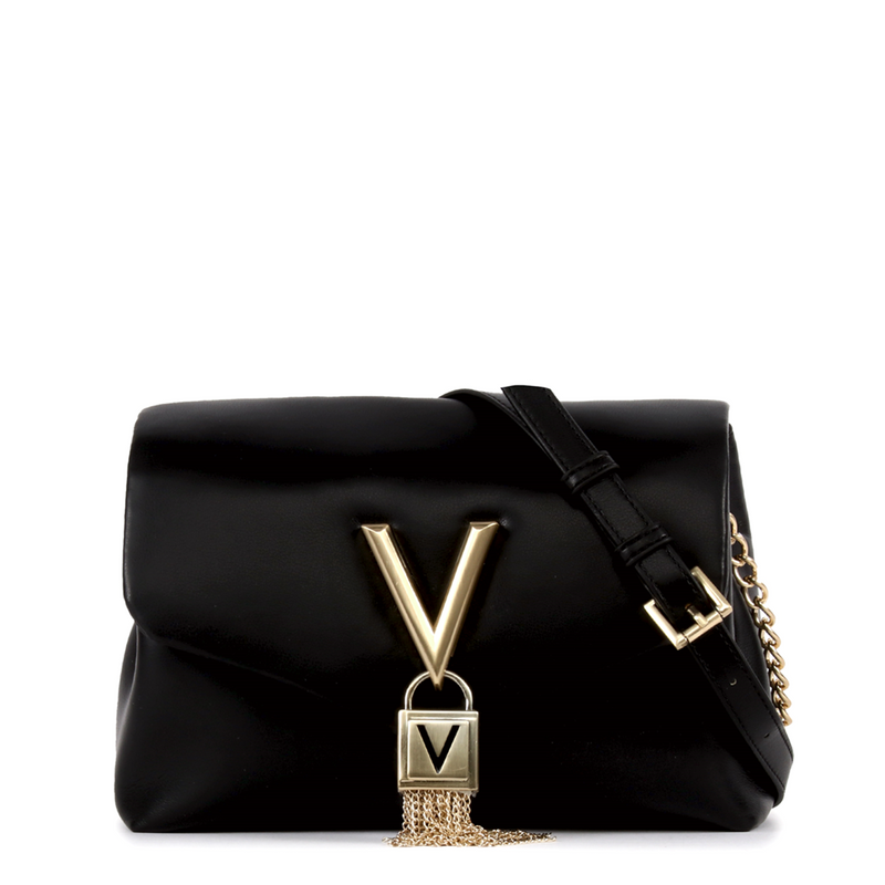 Valentino Bags Stella Black Shoulder Bag VBS9AK09NERO-zoom-