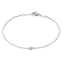 Isabel Bernard De la Paix Alfie 14 Carat Whitegold Bracelet | diamond 0.05 ct | IBD320004