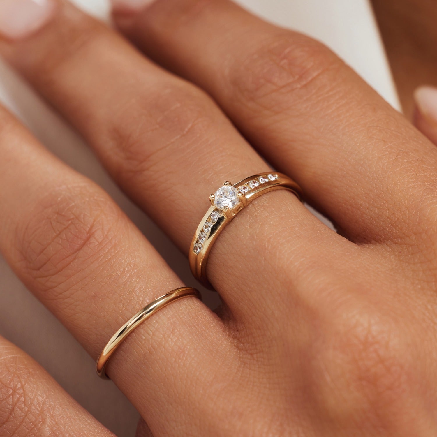 Isabel Bernard Rivoli Maryn 14 Karaat Gouden Ring IB330099-48