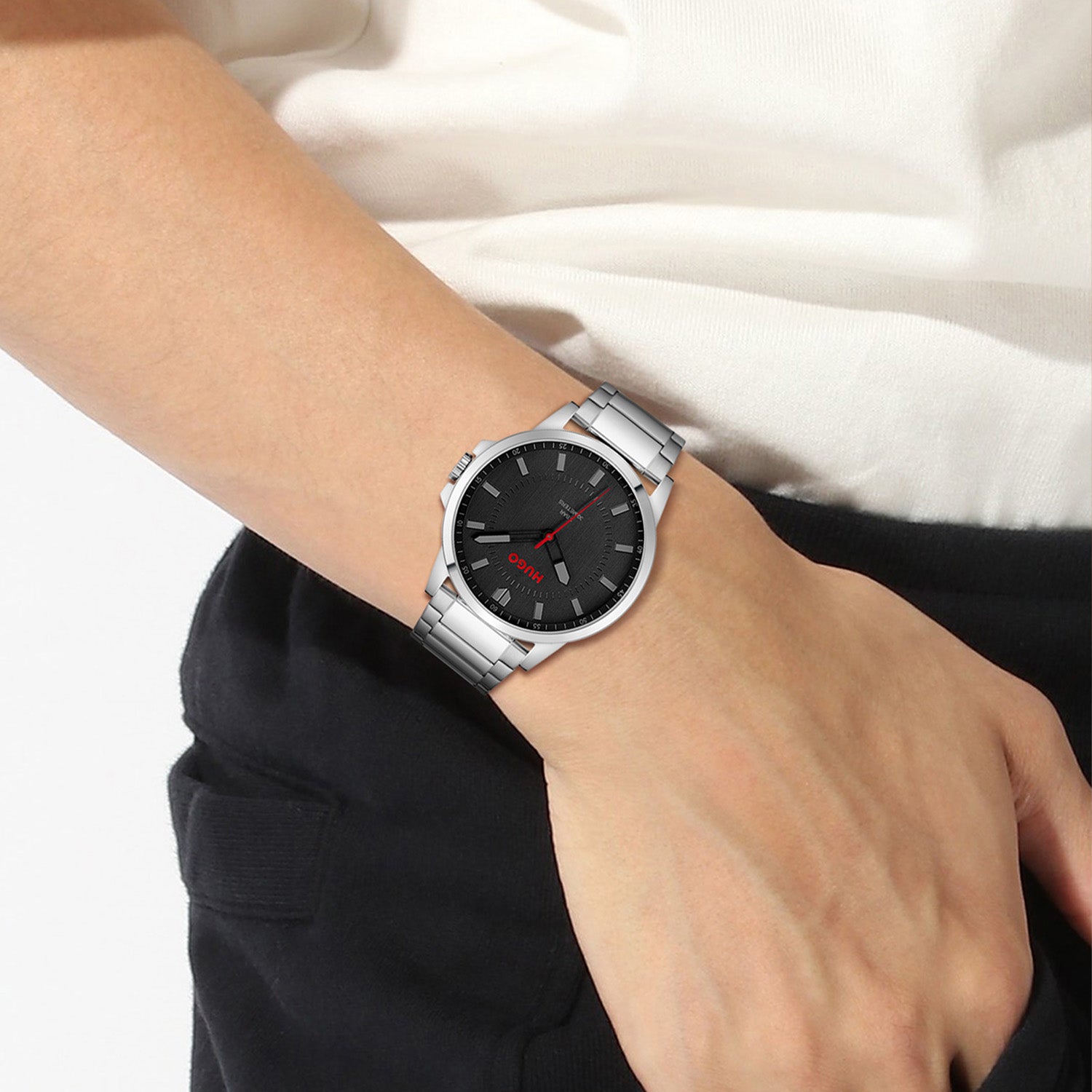 Hugo Boss HUGO #FIRST Zwart Heren Horloge 2002-HU1530246