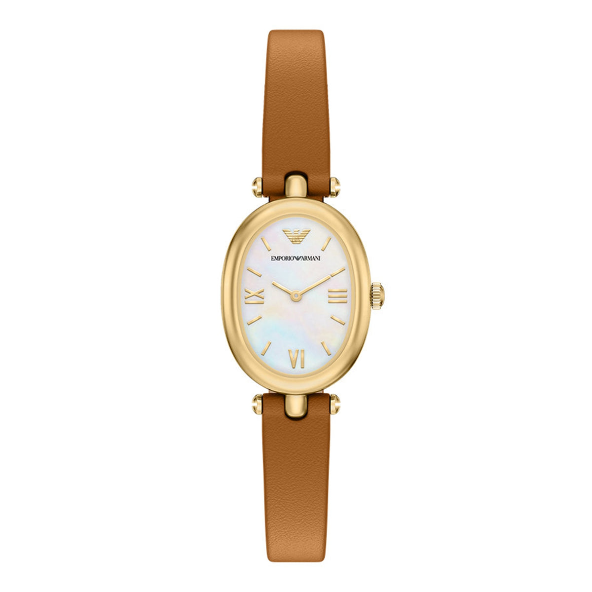 Emporio Armani Oval White Dial Watch AR11780