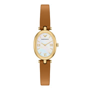Emporio Armani Oval White Dial Watch AR11780