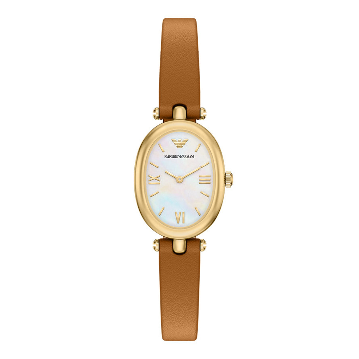 Emporio Armani Oval White Dial Watch AR11780