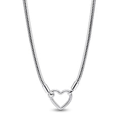 Pandora Moments 925 Sterling Silver Necklace 393377C00-45