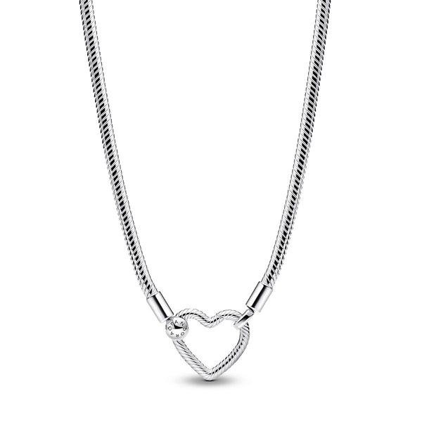 Pandora Moments 925 Sterling Silver Necklace 393377C00-45