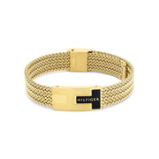 Tommy Hilfiger Roestvrij Staal Goudkleurige Heren Schakelarmband TJ2790706