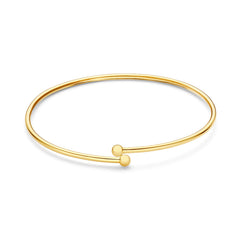 Isabel Bernard Cadeau d'Isabel 14 karat gold bracelet bangle and hoop earrings gift set IB90179