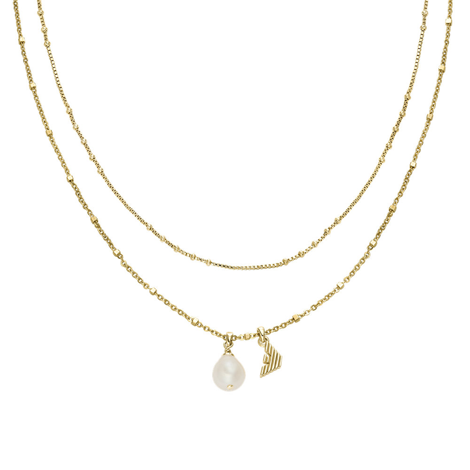 Emporio Armani Copper Gold Coloured Necklace EGS3273710
