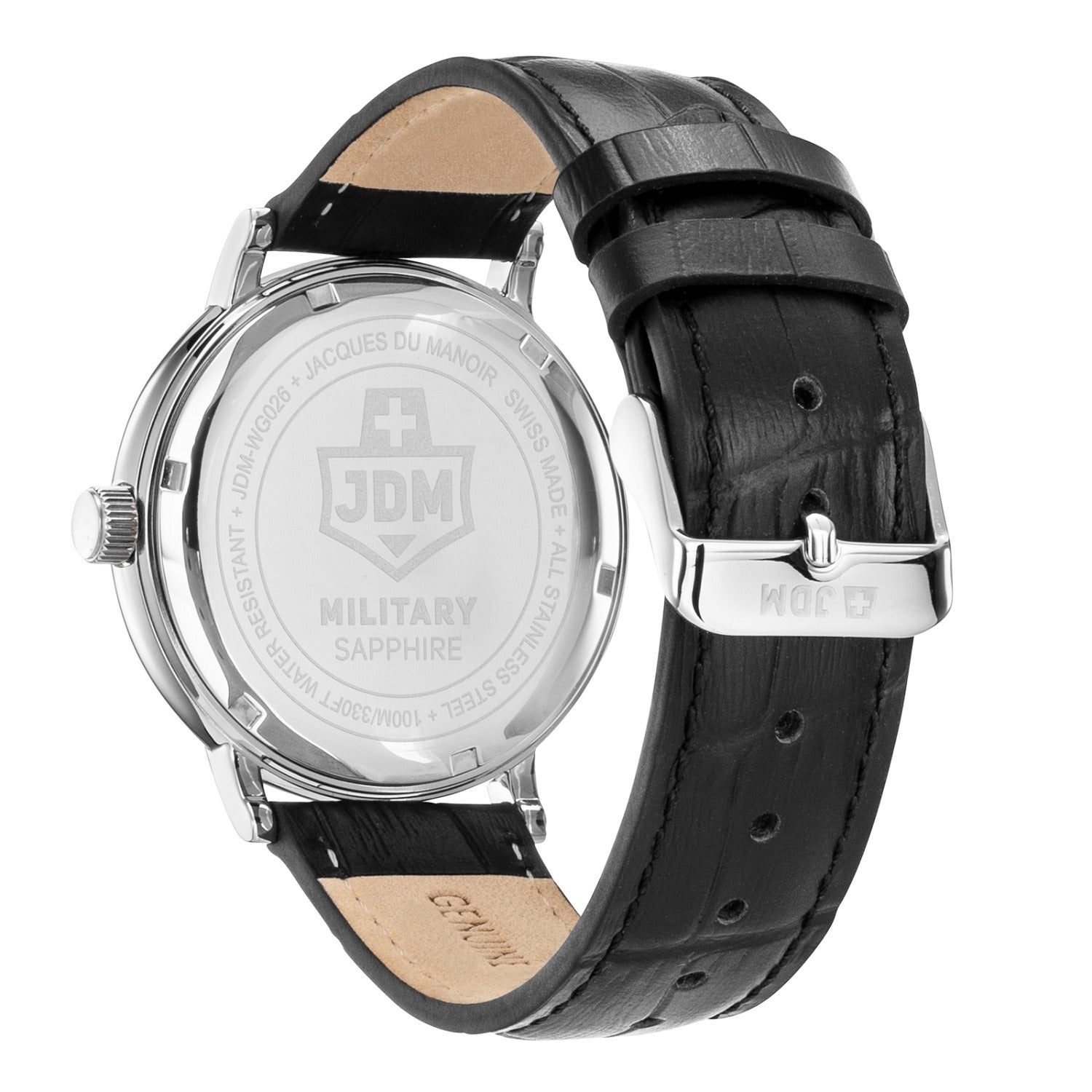 JDM Military Kilo II White Men's Watch JDM-WG026-02