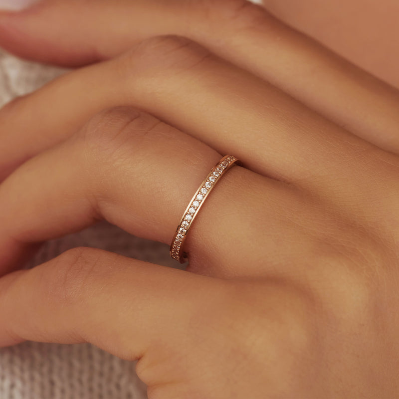 Isabel Bernard La Concorde Merle 14 Karaat Rosé Gouden Ring IB330053-60-zoom-