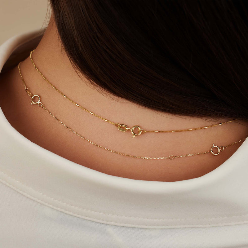 Isabel Bernard Rivoli Nicole 14 karaat gouden collier verlengstuk IB340106-zoom-