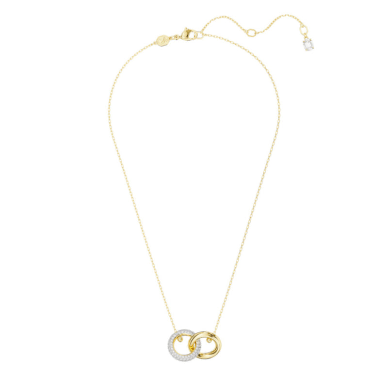 Swarovski Dextera Gold-coloured Pendant 5668820 (Length: 38.00 - 45.00 CM-zoom-
