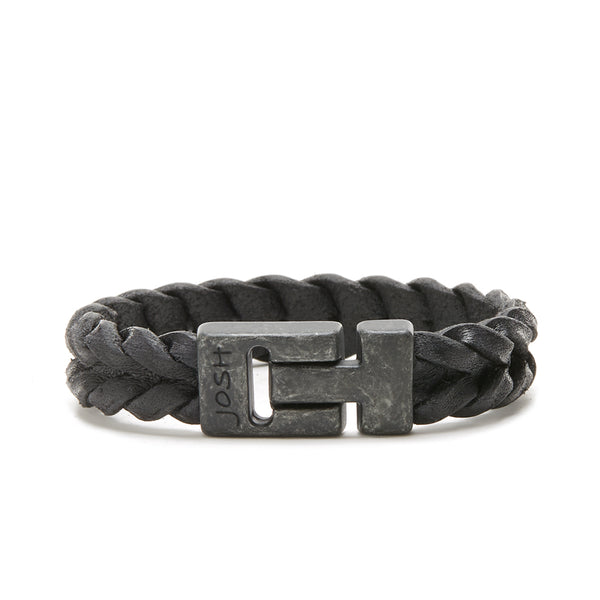 Josh Vintage Black Bracelet 24941-BRA-VB/BLACK/L