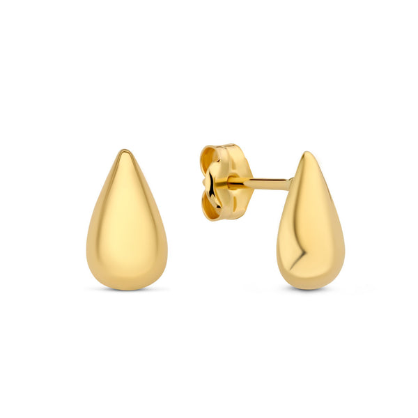 Isabel Bernard Monceau Séraphine 14 Karaat Gouden Oorknoppen IB360270
