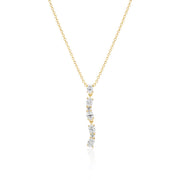 Sif Jakobs Ellera 925 Sterling Silver Necklace Gold Plated SJ-N2421-CZ-YG