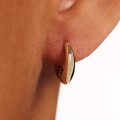 Isabel Bernard Rivoli Delene 14 karat gold hoop earrings IB360279