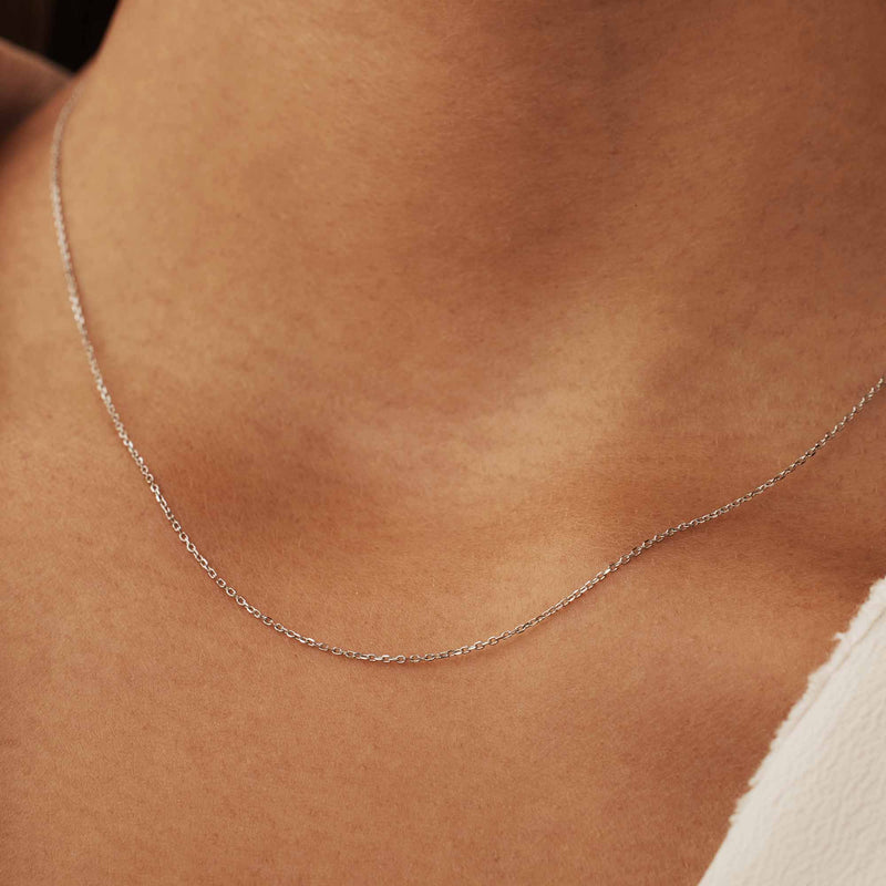 Isabel Bernard Saint Germain Nicole 14 Karaat Witgouden Collier IB340119-zoom-