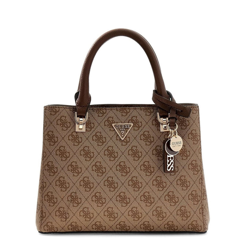 Guess Noelle Latte Logo Brown Handtas Met Meerdere Vakken HWBG96-72050-LGW-zoom-