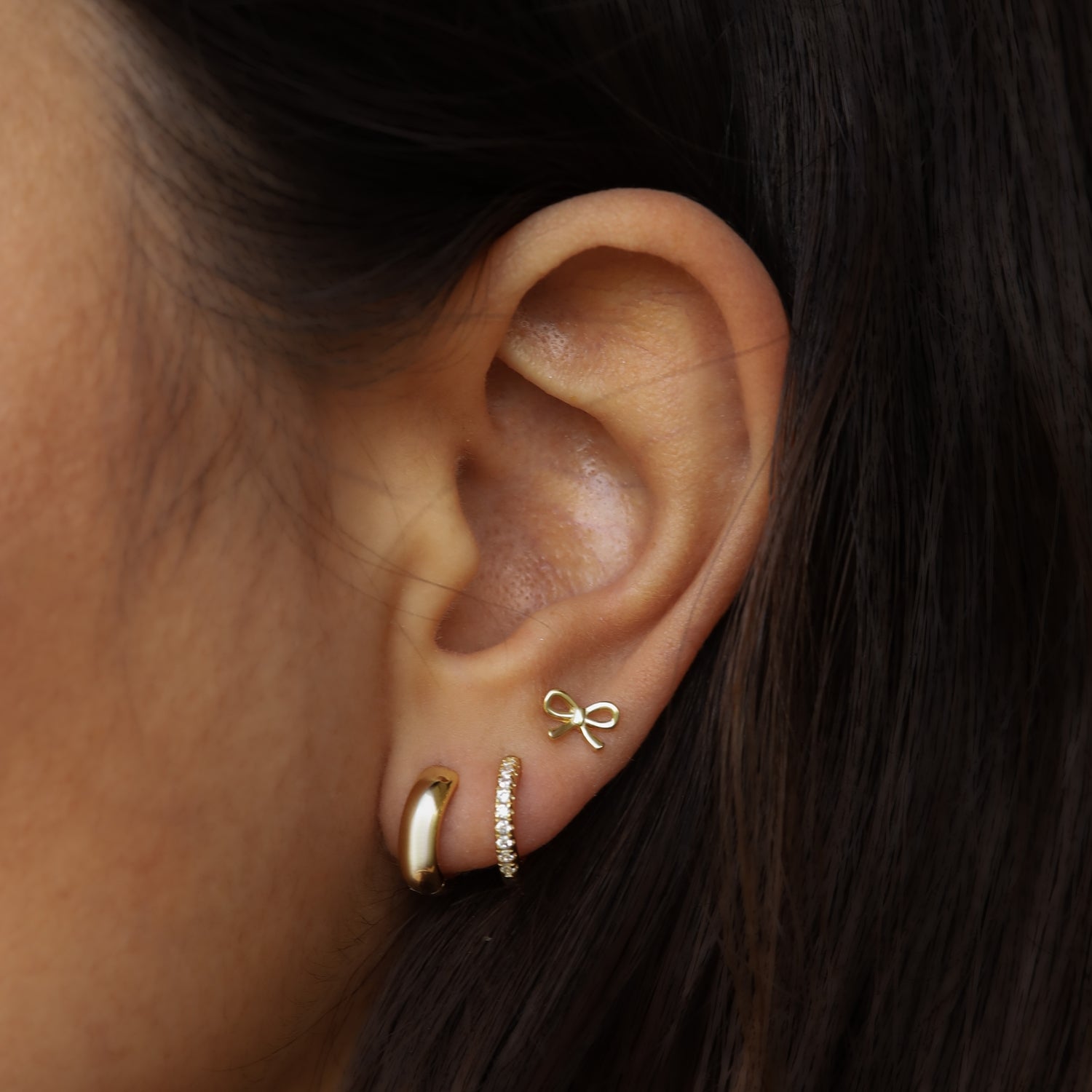 Karma 925 Sterling Silver Boa Earparty EPV46GP