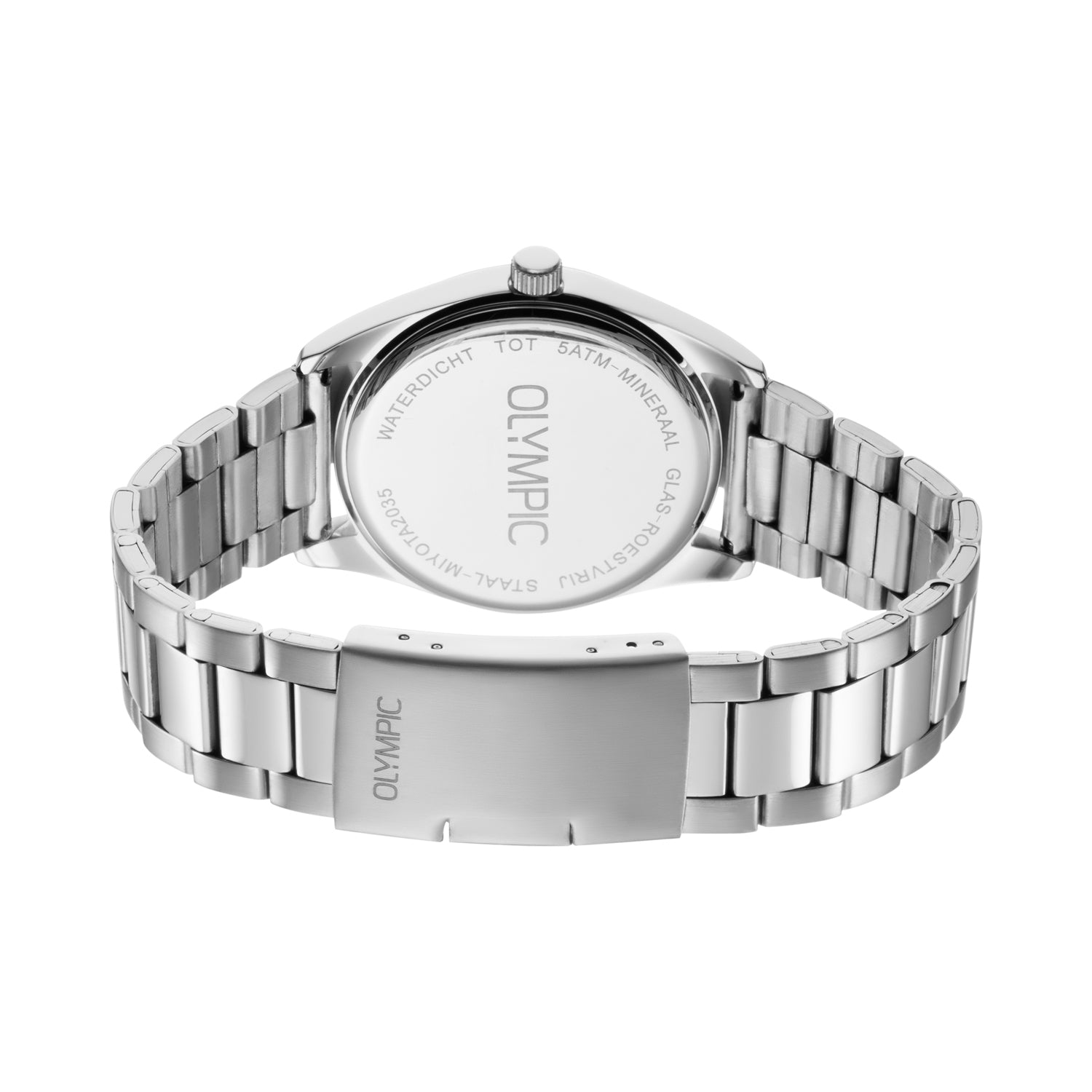 Olympic Marcel Zilverkleurig Heren Horloge 2002-OL89HSS081