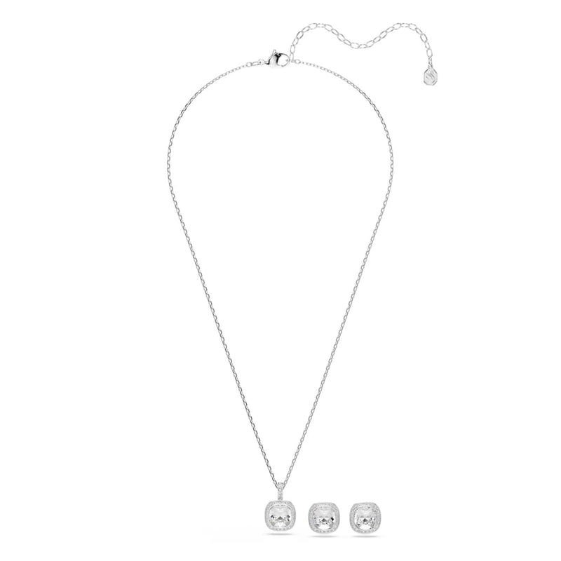 Swarovski Una Angelic Cushion Zilveren Sieradenset 5754343-zoom-