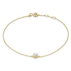 Isabel Bernard Cadeau d'Isabel 14 Carat Golden Necklace and Bracelet giftset IB90029