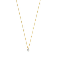 Beloro Jewels Monte Napoleone Stella 9 Karat Gold Necklace BO340044