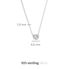 Violet Hamden Venus 925 Sterling Silver Necklace with Birthstone VH340009-MAY