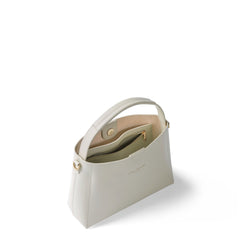 Isabel Bernard Montmartre Béatrice Midi creme vegetable tanned leather handbag IB25094-370