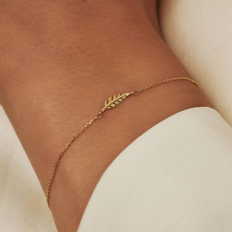 Isabel Bernard Monceau Giselle 14 karaat gouden armband IB320080-zoom-