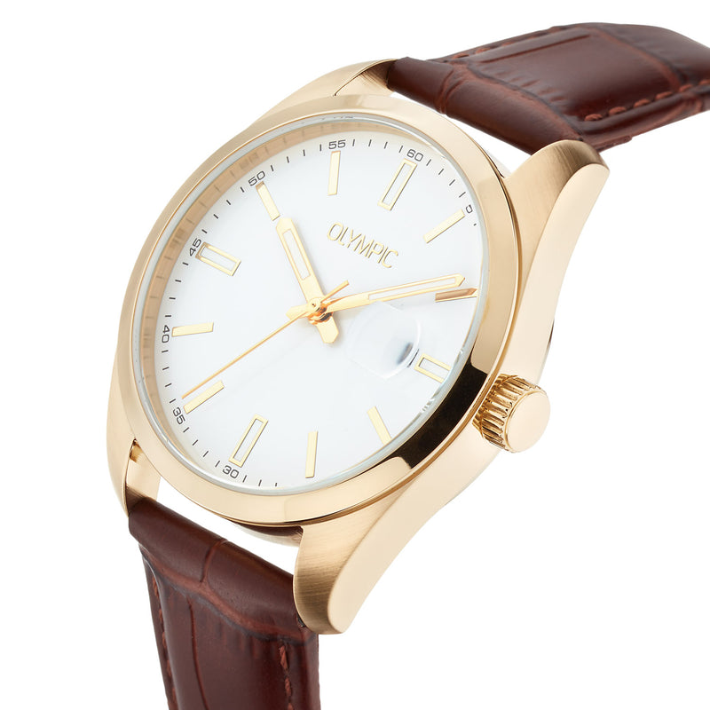 Olympic Louis Goudkleurig Herenhorloge OL75HDL001-zoom-