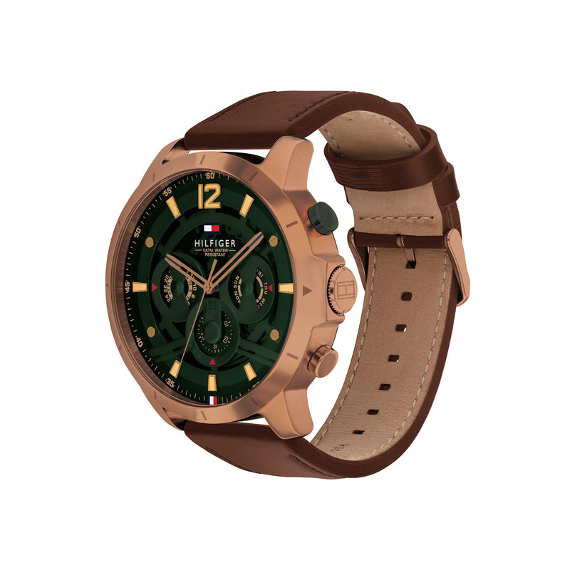 Tommy Hilfiger Bruine Herenhorloge TH1792207-zoom-