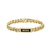 Hugo Boss Kassy Emblem Goudkleurige Armband HBJ1580680M