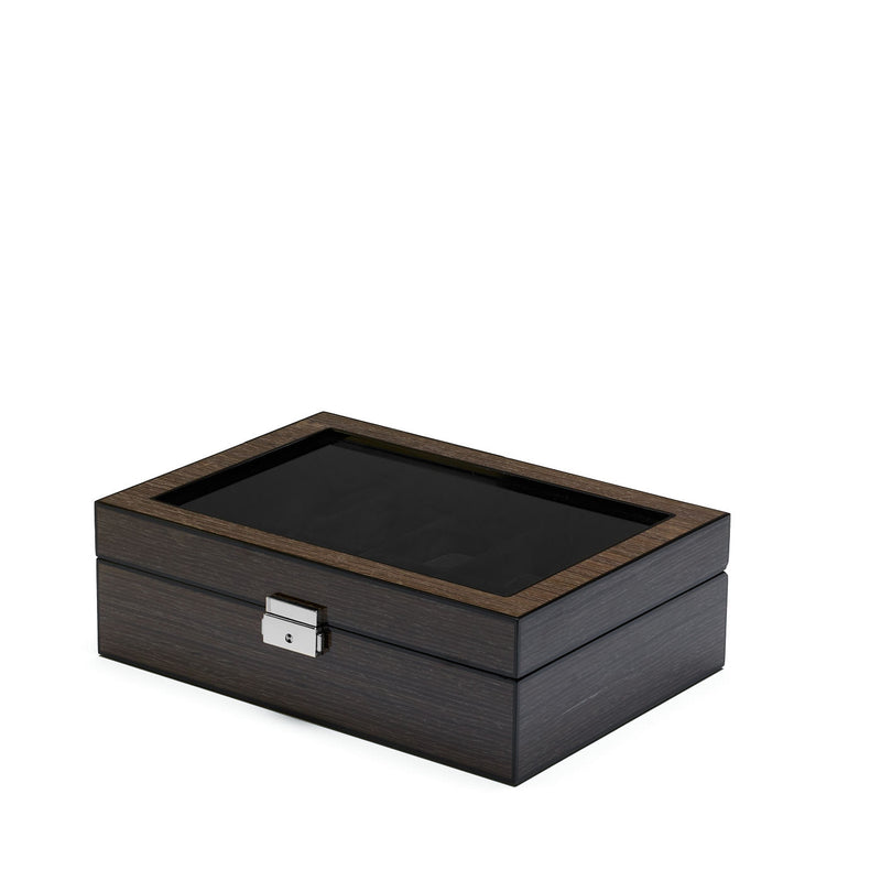 Mats Meier Mont Fort bruine horlogebox voor 10 horloges-zoom-