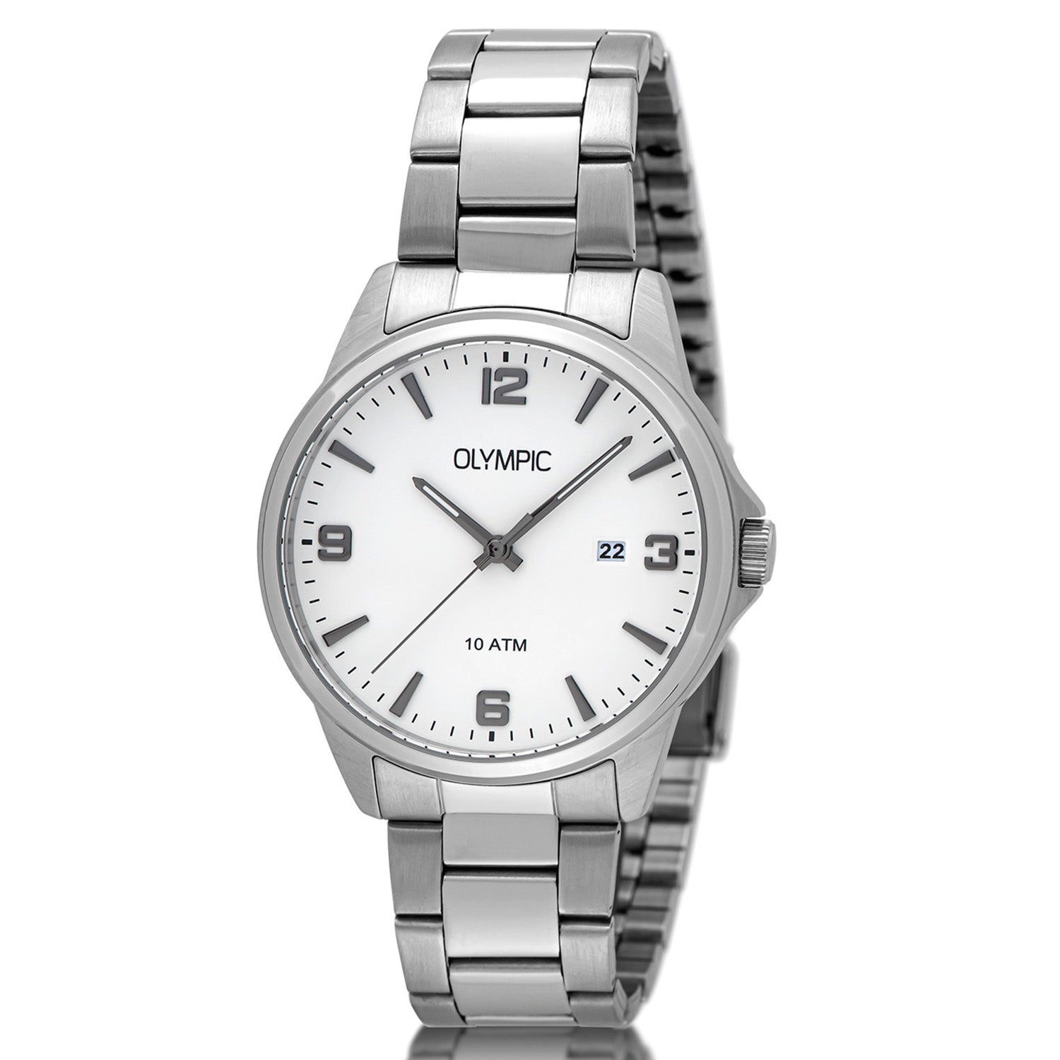 Olympic Glenn Wit Heren Horloge 2002-OL26HSS315