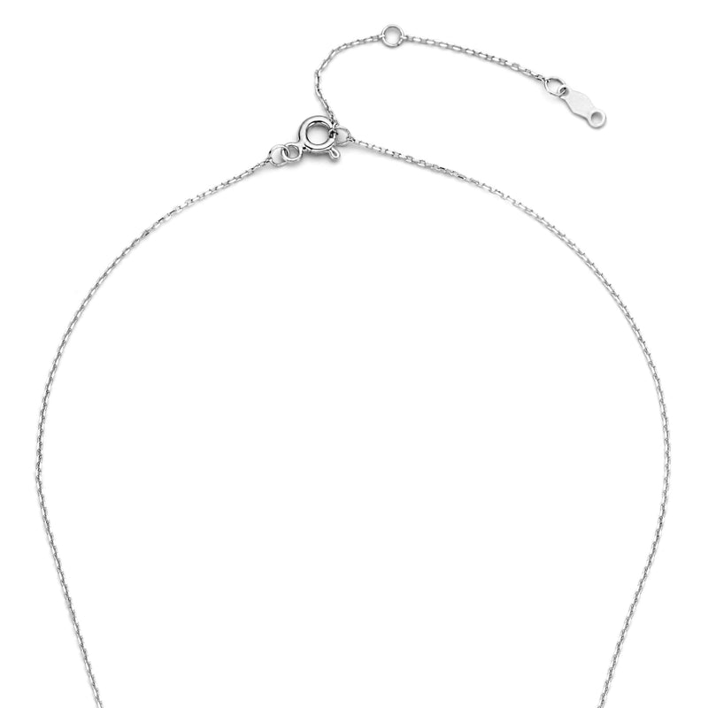 Isabel Bernard De la Paix Hanaé 14 karaat witgouden collier | diamant 0.14 ct | IBD350010-zoom-